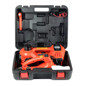 Electric Hydraulic Car Floor Jack - 5 Ton 12V with Impact Wrench and Tire Inflator